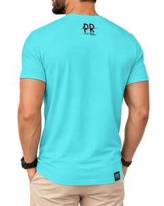 Camiseta de Cuello Redondo para Hombre, Estilo 2026, de Alta Calidad, con Logotipo Impreso en DTF Personalizado, Color Personalizado, Ecológica, Transpirable y de Corte Cuadrado - Product Image 5