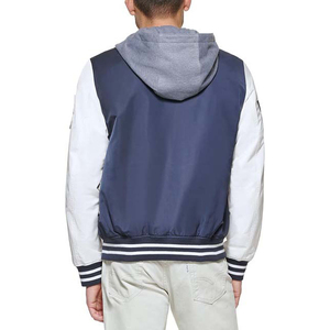 Unisex Customized Logo <b>Baseball</b> <b>Bomber</b> <b>Jacket</b> Casual Fleece Plus Size Breathable Waterproof Eco-Friendly Quick Dry Heavyweight - Product Image 3
