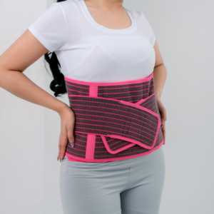 Personnalisez votre marque : Corset de maternité élégant et confortable, antibactérien, respirant, lavable, en polyester uni, à séchage rapide - Product Image 4