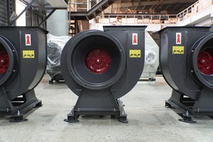 Ventilateur centrifuge à entraînement direct CEP-2-3.8D certifié CE pour la ventilation des sous-sols, idéal pour l'industrie, avec alimentation en air frais et fonctionnement sans climatisation. - Product Image 5