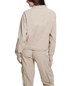 Casual <b>Womens</b> <b>Windbreaker</b> Set Sportswear 100% Polyester Lightweight Windproof With Custom Logo <b>Women</b> <b>Windbreaker</b> Set - Product Image 3