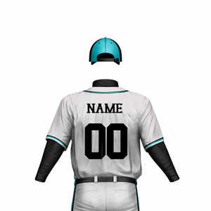 Trending Casual Short Sleeve <b>Baseball</b> Uniform Set with Customized Colors Comfortable Breathable Fabric - Product Image 6