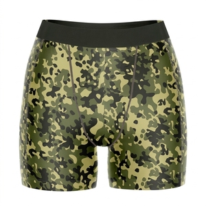 <b>Men's</b> Camouflage <b>Compression</b> <b>Shorts</b> Mid Waist Elastic Breathable Spandex Polyester <b>Short</b> <b>Shorts</b> Casual Style - Product Image 1