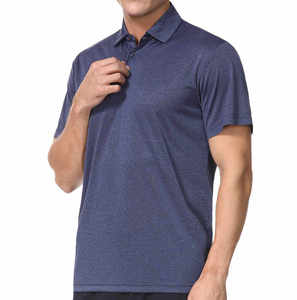 Nouveau T-shirt Polo Homme à la Mode avec Logo Personnalisé, Vêtement Casual, 100% Polyester Respirant, Manches Courtes, T-shirt Polo pour Homme - Product Image 6