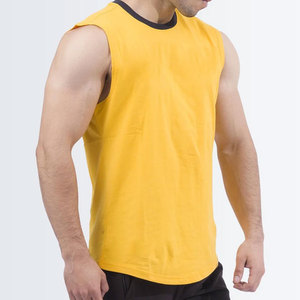 เสื้อกล้ามผู้ชายแบบยาว น้ำหนัก 240 กรัม ผ้าถัก ทรงวินเทจ แฟชั่นสำหรับฤดูร้อน เหมาะสำหรับวิ่ง ออกกำลังกาย หรือใส่ลำลองกลางแจ้ง - Product Image 2