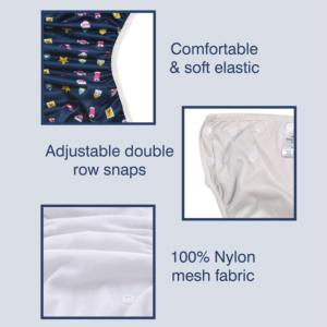 Pañal de natación reutilizable/Diseño de mezcla de trajes de baño - Product Image 3