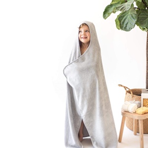 Serviette de bain à capuche 100% coton, serviette éponge pour les tout-petits - Product Image 5