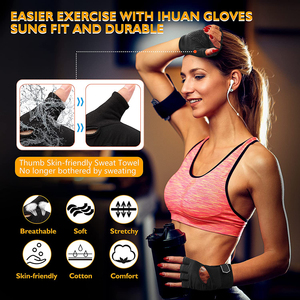 Guantes de Fitness para Levantamiento de Pesas Fawn International, Transpirables, Lavables, con Cordones de Silicona, para Entrenamiento de Fuerza, Ciclismo y Ejercicio - Product Image 3