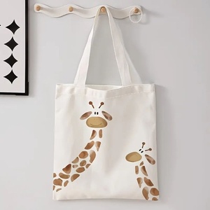 Bolsa de Mano de Lona Ecológica y Elegante para Mujer, Asas Rojas, Adorno de Corazón de Peluche, Cierre de Cremallera, Cadenas, Color Sólido, para Compras y Viajes - Product Image 1