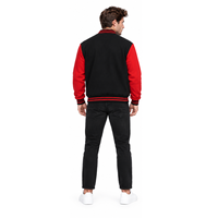 Veste universitaire personnalisée style baseball pour équipe, 100 % fibre de polyester, écologique, coupe-vent, OEM ODM, vêtements en gros