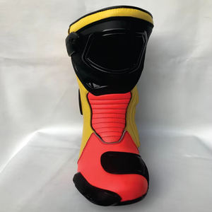 Botas de Motociclismo al por Mayor, Jersey de Carreras para Hombre, Zapatos de Cuero para Motocicleta, Impermeables, Transpirables, Duraderos y Cómodos - Product Image 3