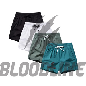 BLOODLINE Men's Black Casual <b>PU</b> Material Camouflage Pattern Mid Waist Elastic Quick Dry Pockets Front Logo Print - Product Image 2