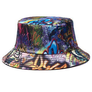 Chapeaux Bob Sublimés Homme Femme, Pliables et Réversibles, Imprimés, pour l'Été, les Voyages, la Plage, les Aventures Quotidiennes, la Pêche et les Loisirs - Product Image 1