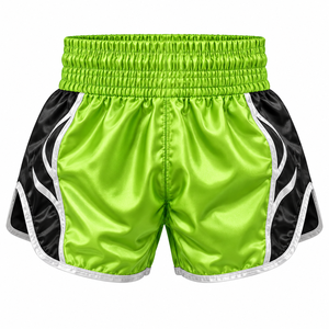 Pantalones Cortos Deportivos Personalizados para Hombre, de Nailon y Poliéster, para Gimnasio, Running, Artes Marciales, Boxeo, Muay Thai, con Logotipo Personalizado, Transpirables, OEM - Product Image 2