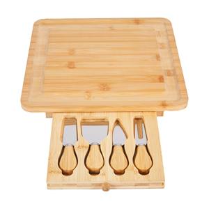 Support de rangement de cuisine en bois finition marron, multifonctionnel, pour fromages et couteaux, pour comptoir - Product Image 6