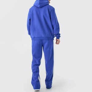 Unisex Winter Eco-friendly Polyester/Cotton Hooded Printed Two-Pieces Casual Solid Color <b>Tracksuit</b> Sportswear Set DTG Print Hood - Product Image 2
