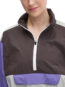 Nueva Chaqueta Cortavientos de Moda para Mujer, Estilo Pullover con Media Cremallera, Diseño de Logotipo Personalizado, Chaqueta Deportiva Casual para Correr, Venta al Por Mayor - Product Image 3