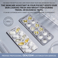 Ensemble de soins de la peau de voyage, huile démaquillante, nettoyant, tonique, crème pour les yeux, crème pour le visage, sérum, capsules, ensemble de soins de la peau