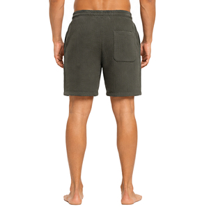 <b>Mens</b> Waffle Knit <b>Shorts</b> Premium Casual Summer Wear Elastic Waist Drawstring Lightweight Gym Workout Training Lounge <b>Shorts</b> <b>Mens</b> - Product Image 4
