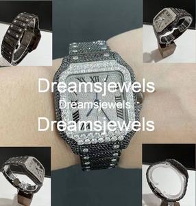 Reloj de Lujo para Hombre, con Esfera Cuadrada de Acero Inoxidable VVS, Movimiento de Cuarzo Analógico, 5 mm de Grosor, Estilo Antiguo, Fecha Automática, Batería de Larga Duración - Product Image 2