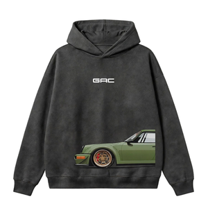 Sudadera con Capucha Gris Oscuro 100% Algodón, Manga Larga, Servicio OEM, Ropa Casual Urbana, Venta al Por Mayor - Product Image 1