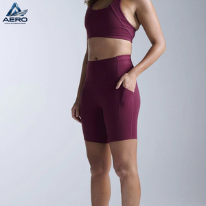 Shorts de Yoga Elásticos y Cómodos para Mujer, Cintura Alta, Ropa Deportiva, Tela de Secado Rápido para Correr y Estilo de Vida Activo - Product Image 4