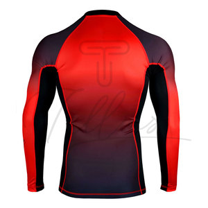 Custom Made High Quality <b>Men's</b> Full Sleeves <b>Compression</b> <b>Shirts</b> Spandex/Polyester Quick Dry Fighting Gear Rash Guards - Product Image 5