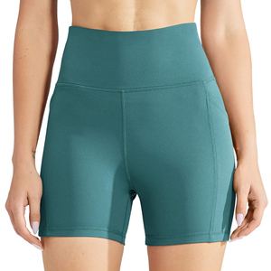 Shorts Deportivos Nova para Mujer, Cintura Alta, Transpirables, de Secado Rápido, Resistentes al Viento, Ligeros, OEM, Poliéster, Spandex, Algodón, Anti-rozaduras - Product Image 1