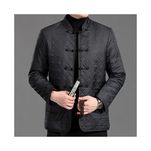 Meilleures ventes : Costumes d'affaires pour hommes Steve & James, col mandarin, sur mesure, qualité supérieure, 100 % laine, infroissable et respirant - Product Image 1