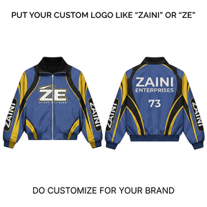 Premium Quality Polyester <b>Windbreaker</b> Jacket Waterproof Breathable Winter <b>Men's</b> Blue <b>Black</b> Yellow Panels Outdoor Sportswear - Product Image 1