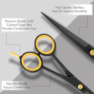 Ciseaux de barbier de qualité professionnelle pour coupes de cheveux expertes Ciseaux tranchants et fiables pour barbiers professionnels - Product Image 5