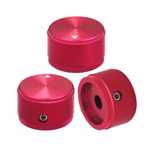 CNC Aluminum Side Set <b>Screw</b> Knurled Shaft Rotary Potentiometer Knob 6mm/6.35mm Encoder for Machining OEM Brand 12.5x15.5mm - Product Image 6