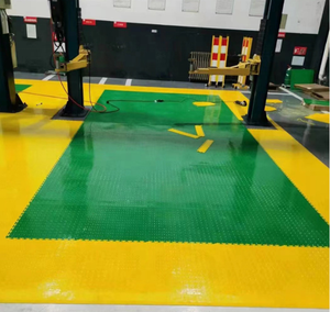 Removable PVC Interlocking Click <b>Plastic</b> Floor for Garage Parking - Product Image 6