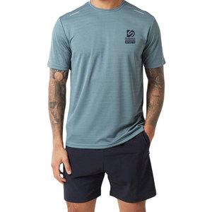 Conjunto de Camiseta y Pantalones Cortos de Lona para Hombre de Alta Calidad, con Logotipo Personalizado, Transpirable, de Secado Rápido, 100% Algodón, Última Tendencia - Product Image 1