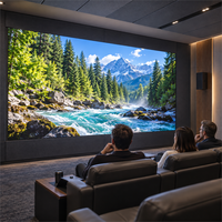 Mur vidéo LED COB P1.25 pour intérieur, écran d'affichage LED 8K HD ultra fin à connexion sans soudure pour home cinéma