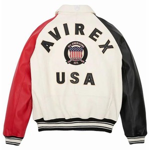 เสื้อแจ็คเก็ตหนัง Avirex USA Varsity รุ่น All Americans Edition - Product Image 4