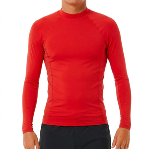 <b>Compress</b> T-<b>shirt</b> Wholesale Rashgurad Long Sleeve Rashguard Custom Mma Spandex/Polyester Rash Guard for Men-UV Protection - Product Image 1