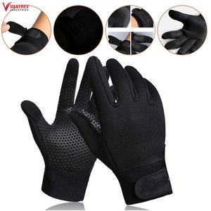 Gants de course personnalisés légers et respirants à doigts entiers avec fentes pour les doigts, compatibles écran tactile, antidérapants, fermeture éclair, pour le sport - Product Image 2