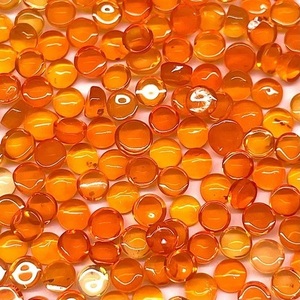 Opale orange naturelle, cabochon rond de 3 mm, pierres précieuses en vrac, prix de gros, lot en vrac pour la création de bijoux, pierre semi-précieuse - Product Image 3
