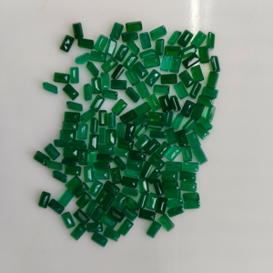 พลอยออนิกซ์สีเขียวธรรมชาติ รูปทรงแปดเหลี่ยมขนาด 5x3 มม. คุณภาพดีที่สุด สำหรับทำเครื่องประดับ จากเรดเมาน์เทน เจมส์ - Product Image 2