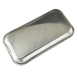 Plateau de service carré en acier inoxydable pour hôpital et clinique, durable, réutilisable, polyvalent, plat, manuel, haute qualité - Product Image 6