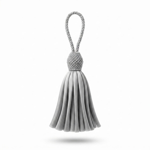 Material de hilo de textura suave, ligero y duradero, diseño de borlas, aspecto elegante, perfecto para proyectos de decoración del hogar, borlas premium - Product Image 2