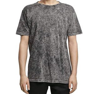 T-shirt décontracté pour homme en coton 100% de qualité supérieure, délavé à l'acide, respirant, personnalisable OEM, fabriqué au Pakistan, prix de gros - Product Image 1