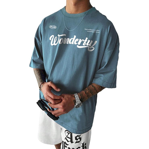 Men's Oversized Graphic T <b>Shirts</b> Short Sleeve Drop Shoulder Tee | <b>Novelty</b>, Wide Variety Print, Relaxed and On-Trend for Casual - Product Image 1