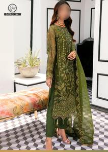 Vestido de Fiesta Formal Ligero y Cómodo de 3 Piezas Sin Costuras, Nuevo Diseño de Diseñador, Largo Regular, Salwar para Mujer - Product Image 6