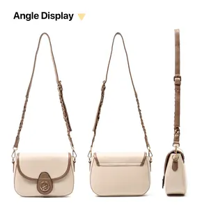 Sac à bandoulière/crossbody Hody Ayana en cuir synthétique de qualité supérieure avec longue sangle tressée, fermeture à glissière, doublure en satin - Toutes saisons - Product Image 4