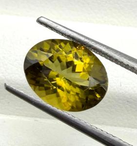 Piedra Suelta de Crisoberyl Natural, Corte Ovalado, Color Amarillo Dorado, 7x9 mm, 1.80 Quilates, Sin Orificio, para Joyería, de Shamim Gems - Product Image 1