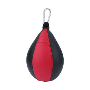 Balón de velocidad de cuero para entrenamiento de reflejos de boxeo - Cordón elástico ajustable - Product Image 4