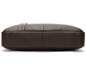 Maletín Bandolera de Cuero Genuino para Portátil, de Alta Calidad, Estilo Vintage, para Viajes de Negocios, Modelo LLB-0348 - Product Image 3