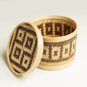Wedding accessories party <b>cake</b> <b>gift</b> <b>box</b> fast selling beautiful hand weave bamboo hamper boxes - Product Image 1
